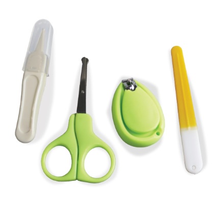 BabySafe Manicure Set RKM 103 Gunting Kuku Bayi / Perawatan Kuku Bayi Satu Set Isi Gunting, Capit Kuku, Kikir Kuku, dan Pinset