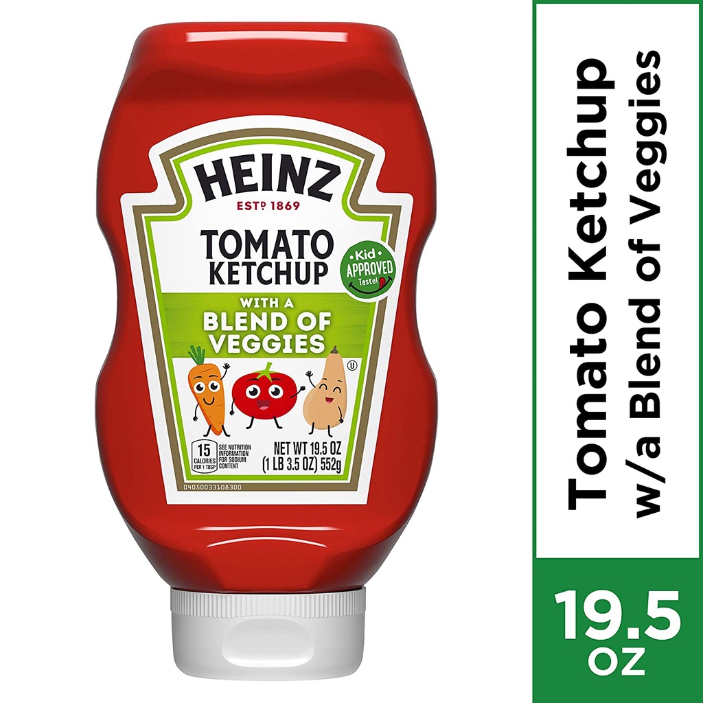

Heinz Tomato Ketchup with A Blend of Veggie 19.5oz