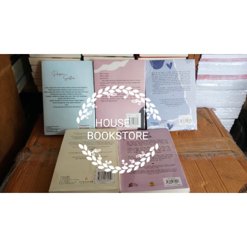 1 PAKET 5 NOVEL BEST SELLER KERTAS BOOKPAPER-1