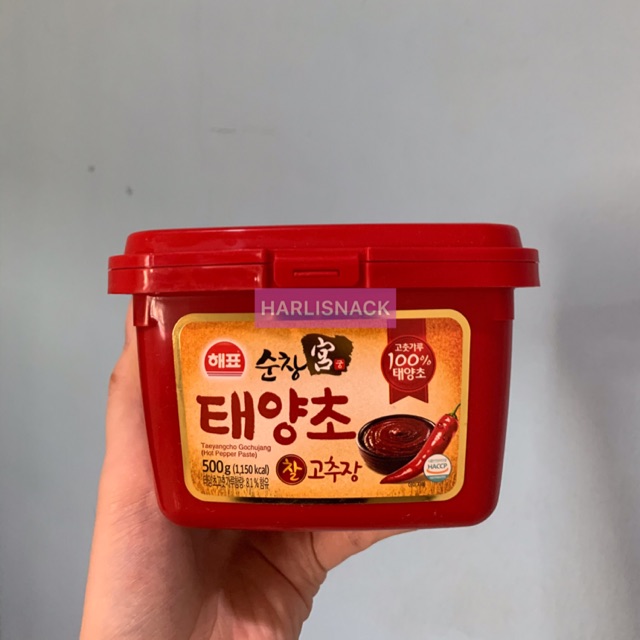 

SAJO TAEYANGCHO Gochujang - Hot Pepper Paste / Sambal Pasta Korea / Pasta Cabai Korea 500gr