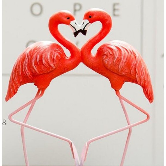 LIMITED UNIK HIASAN SEPASANG FLAMINGO LOVE/PAJANGAN BURUNG FLAMINGO LOVE/FIRE BIRD