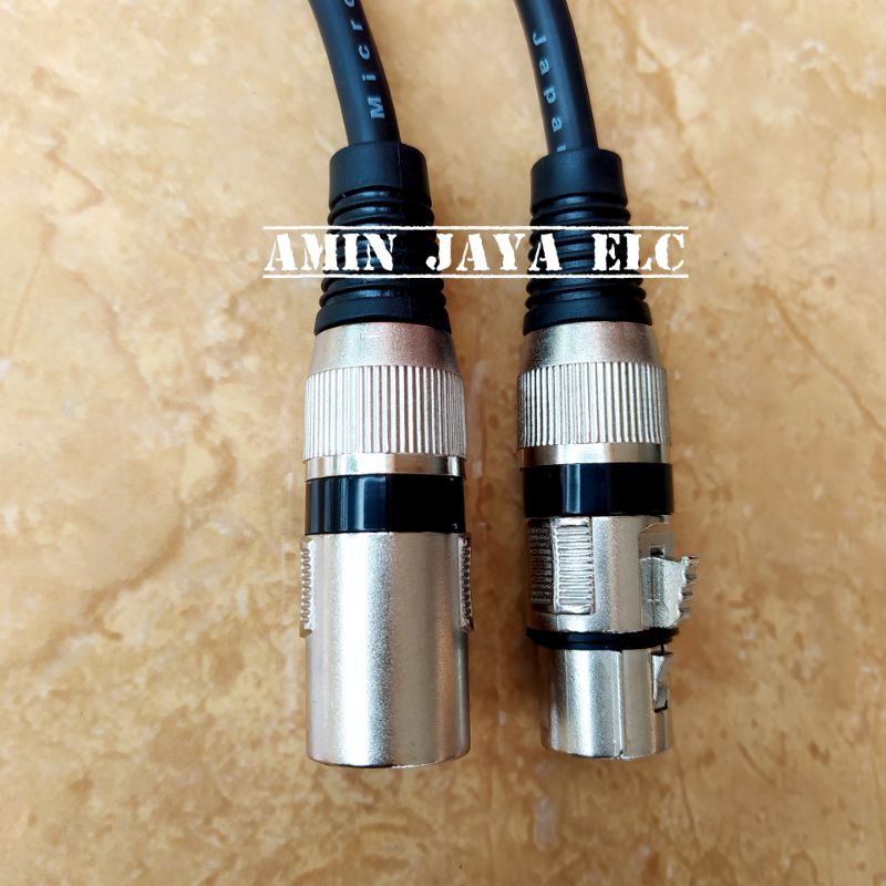 Kabel XLR canon male to female 3 meter