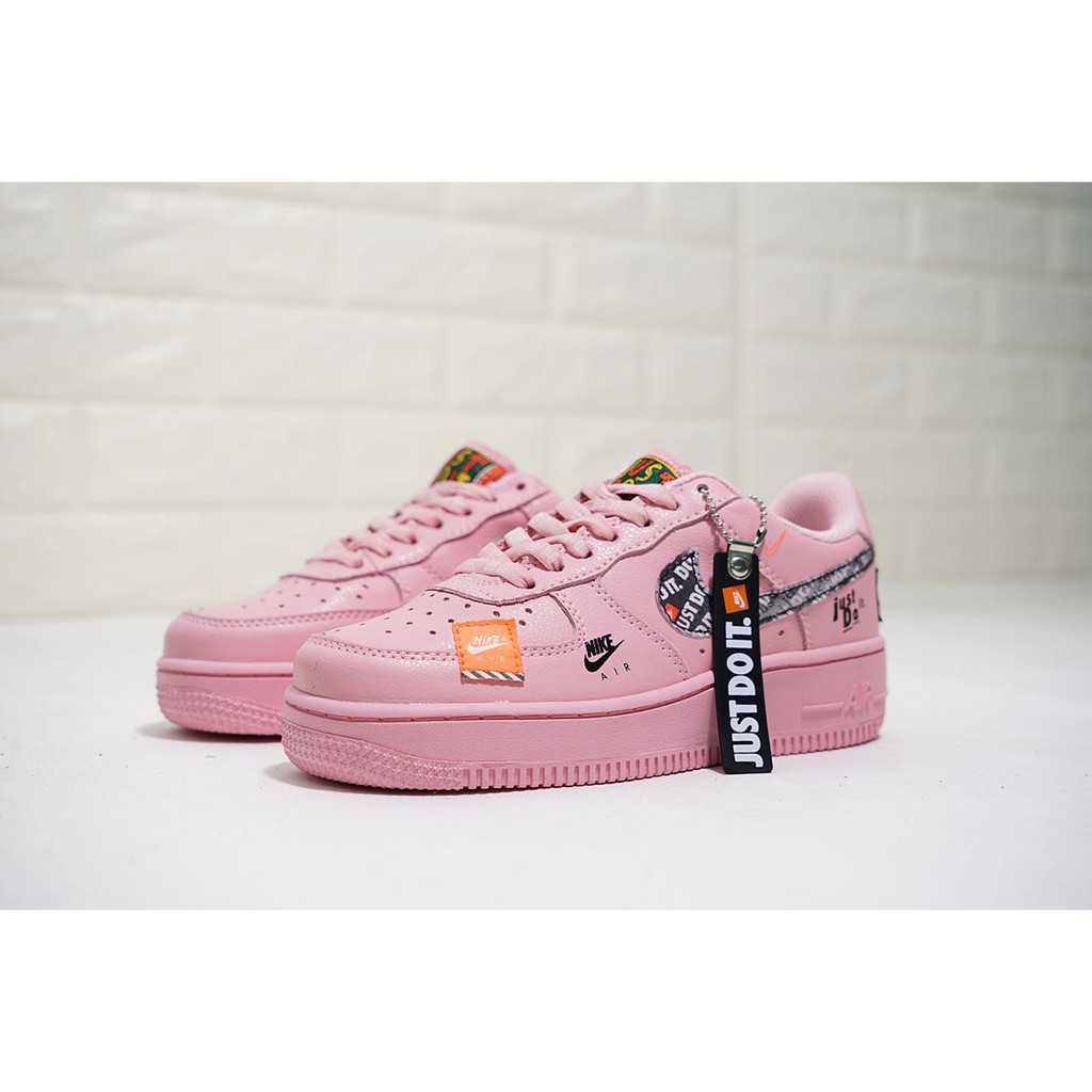 nike air force 1 just do it pink