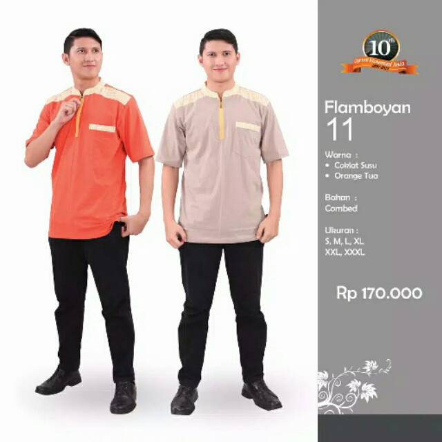 QIRANI FLAMBOYAN 11/Atasan qirani/atasan pria/atasan murah/atasan adem/atasan kaos