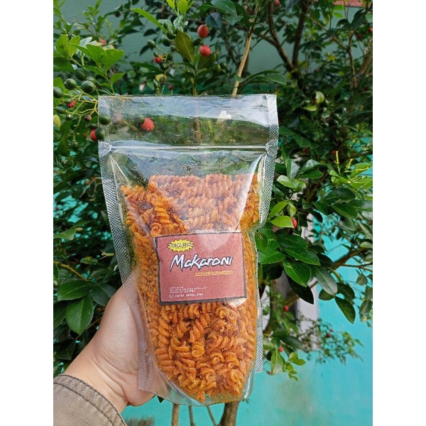 

Makaroni spiral pedas daun jeruk/isi 250g