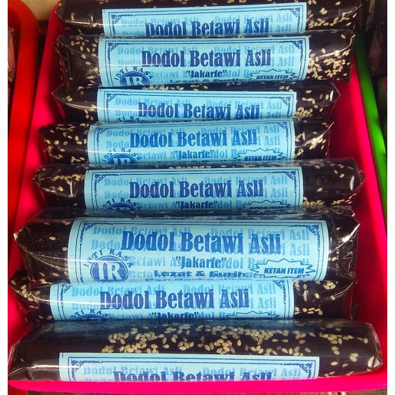 

DODOL KHAS BETAWI ORIGINAL LONJORAN KECIL 150GR