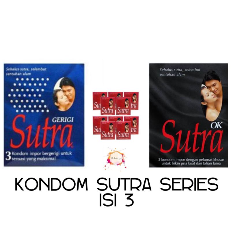 Kondomsutra merah isi 3 || Kondom Sutra Biru Isi 3 || Kondom Sutra Hitam Isi 3 || kondom sutra || Kondom || Sutra || Alat kontrasepsi