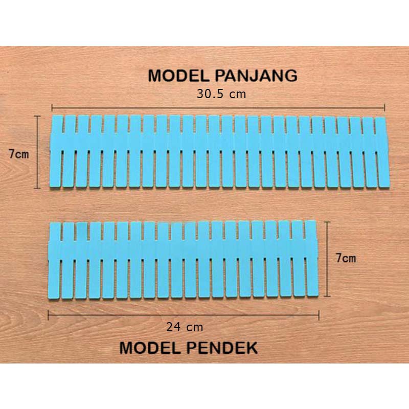 StarHome Penyekat Laci - Organizer Partisi Laci - Sekat Pembatas Laci Serbaguna