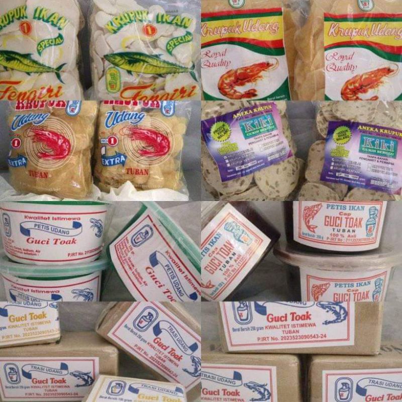 

krupuk udang & tengiri guci toak tuban