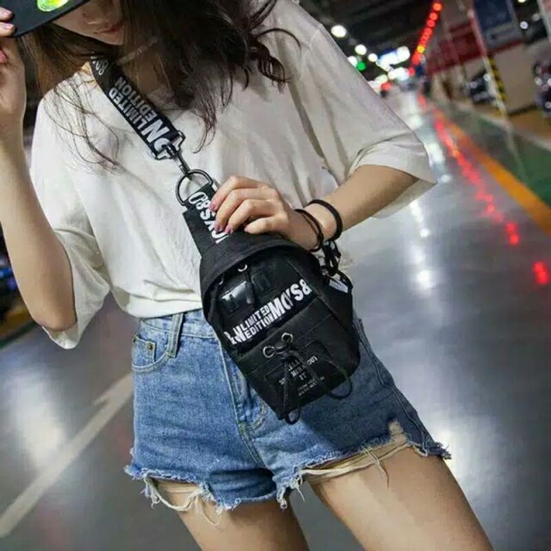 WAISTBAG MURAH KOREA - Tas dhea Selempang Waistbag-TAS AMELIA MORYMONY