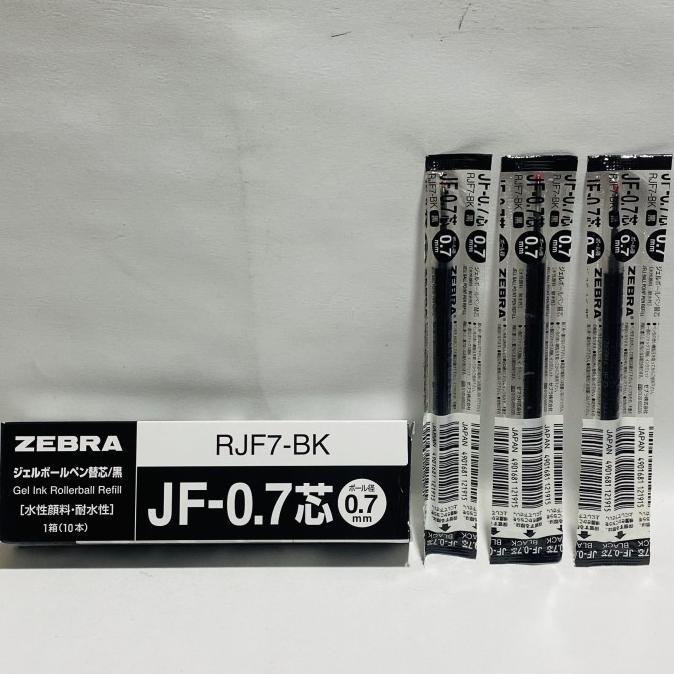 

REFILL PULPEN ZEBRA SARASA CLIP 0,7 MM HITAM / 1 BOX ISI 10 PCS