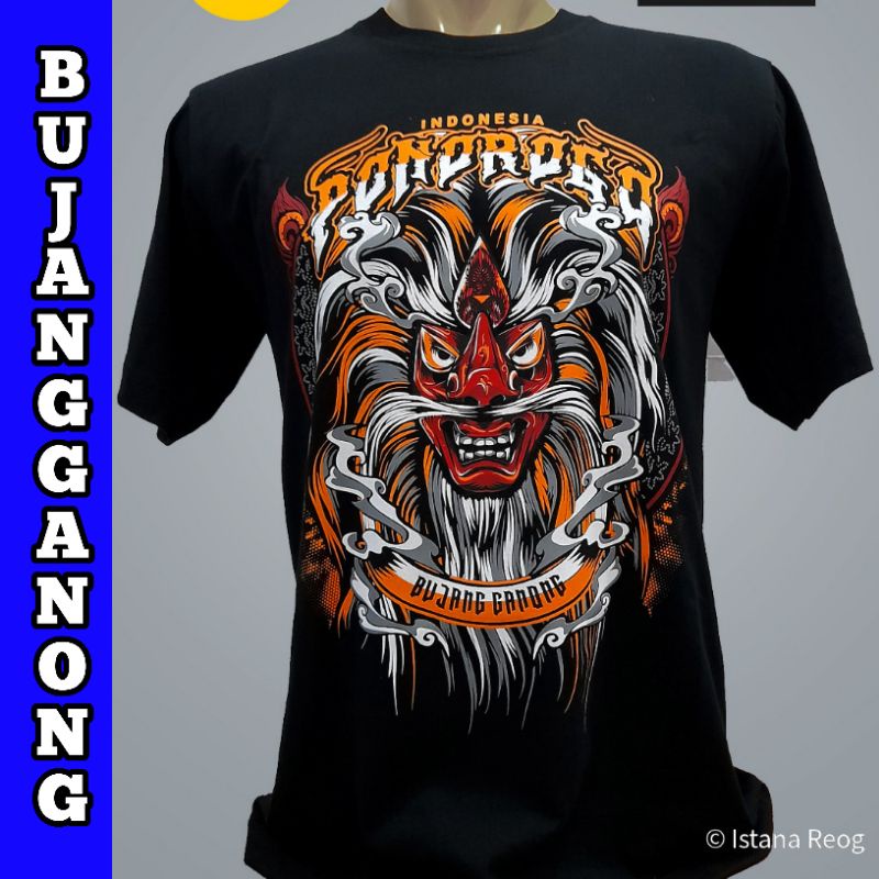 KAOS GANONG / KAOS BUJANGGANONG / KAOS PENGGANONG / GANONGAN / JARANAN / BARONGAN / KAOS BUDAYA