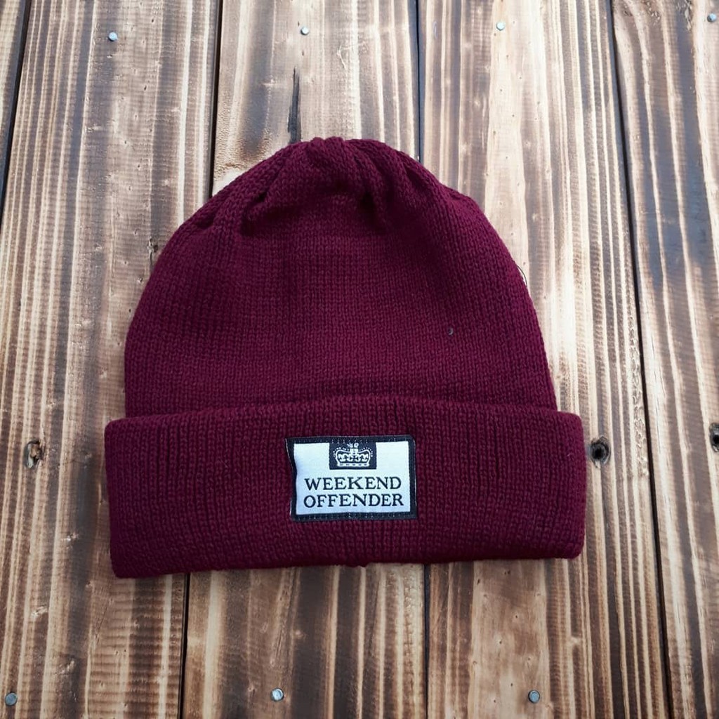 short beanie kupluk weekend offender pria dan wanita#Topi Murah#topi Rajut#topi Terbaru