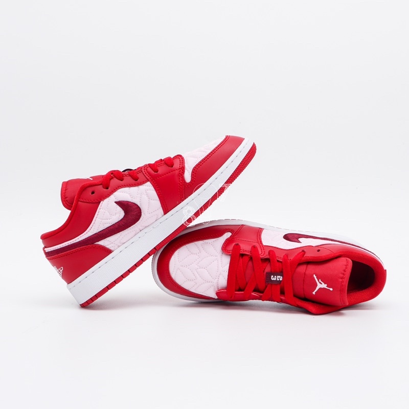 Air Jordan 1 Low Red Quilt