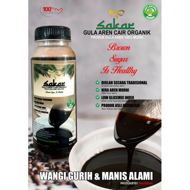 

Gula Aren Kawung Cair Asli 250gr