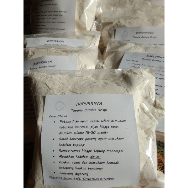 

tepung krispi dapurriffa 500g