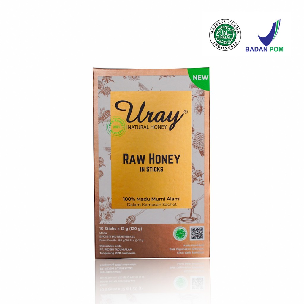 Madu Uray Stick Sachet 10 stick (Raw Honey Madu Hutan)