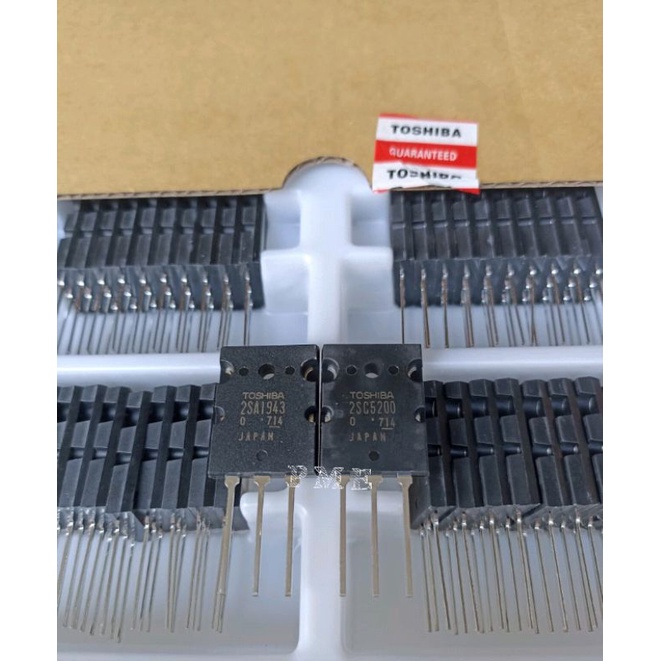 Murah TR FINAL THOSIBA 2SA1943 / 2SC5200 LOT 714 ORIGINAL JAPAN. FREE MIKA Distributor