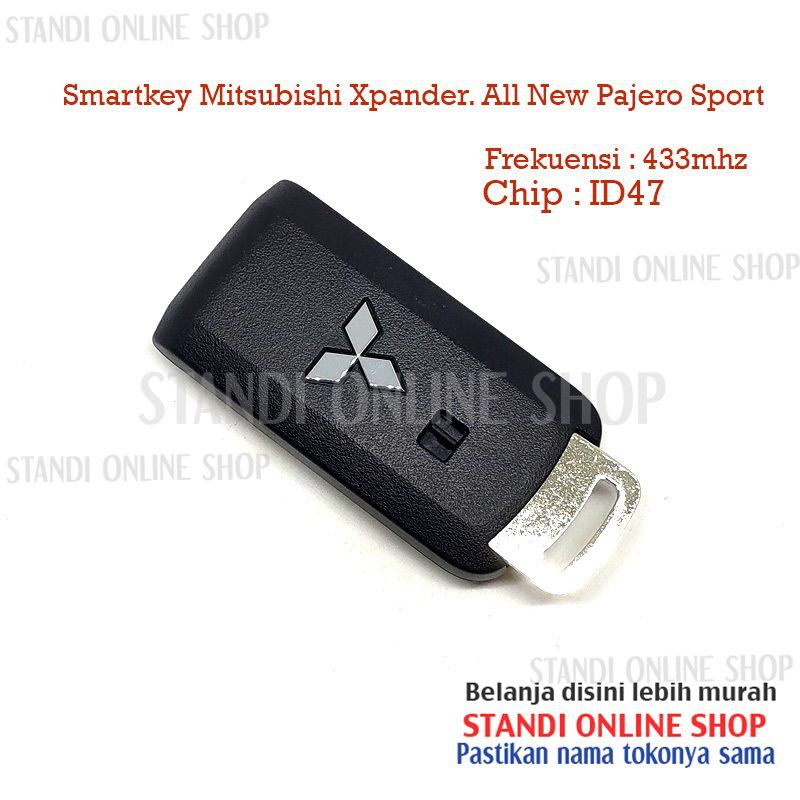 Smart Key Keyless Remote Kunci Mobil Mitsubishi Xpander 2 Tombol ID47