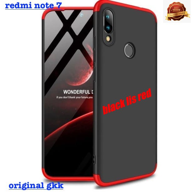 Xiaomi redmi note 7 Armor 360 Full Cover 3in1 GKK original