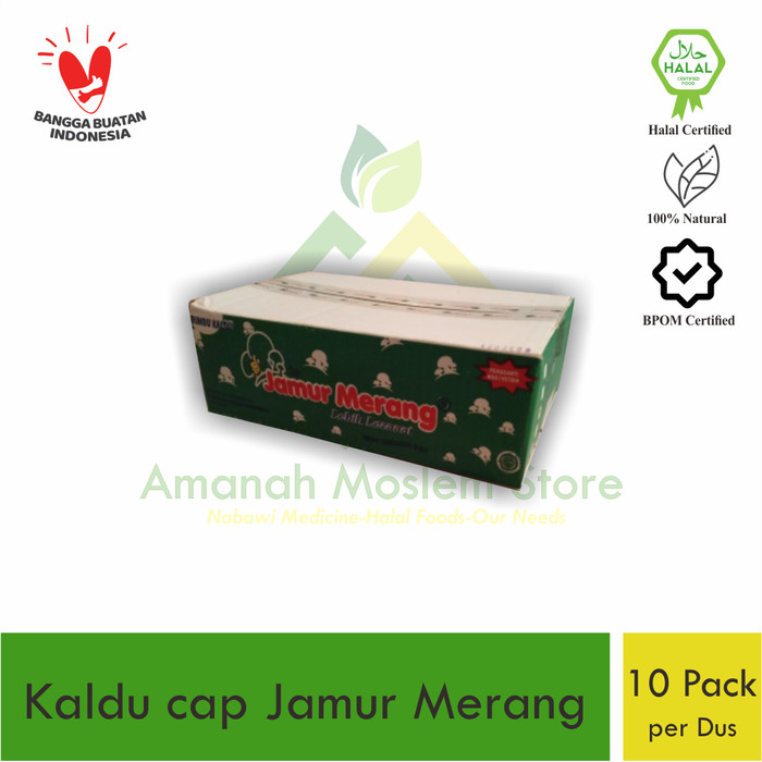 

READY - KALDU CAP JAMUR MERANG KARTON - ORIGINAL 1 KRTN