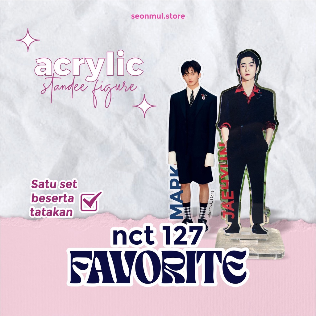 LAGI TREND!!! AKRILIK STANDEE NCT FAVORITE / AKRILIK FIGURE STANDEE KPOP