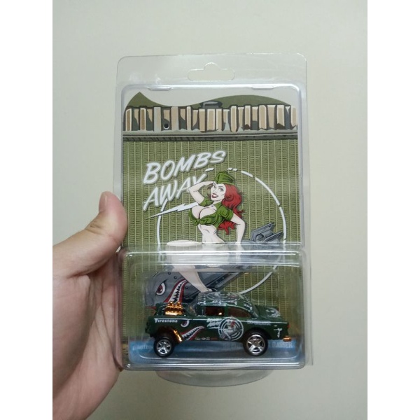 Hot Wheels 55 Chevy Bel Air Gasser custom Bomb Away