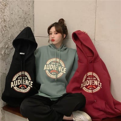 HOODIE JUMPER WANITA SUPER DREAM AUDIENCE - ATASAN TEBAL TERLARIS