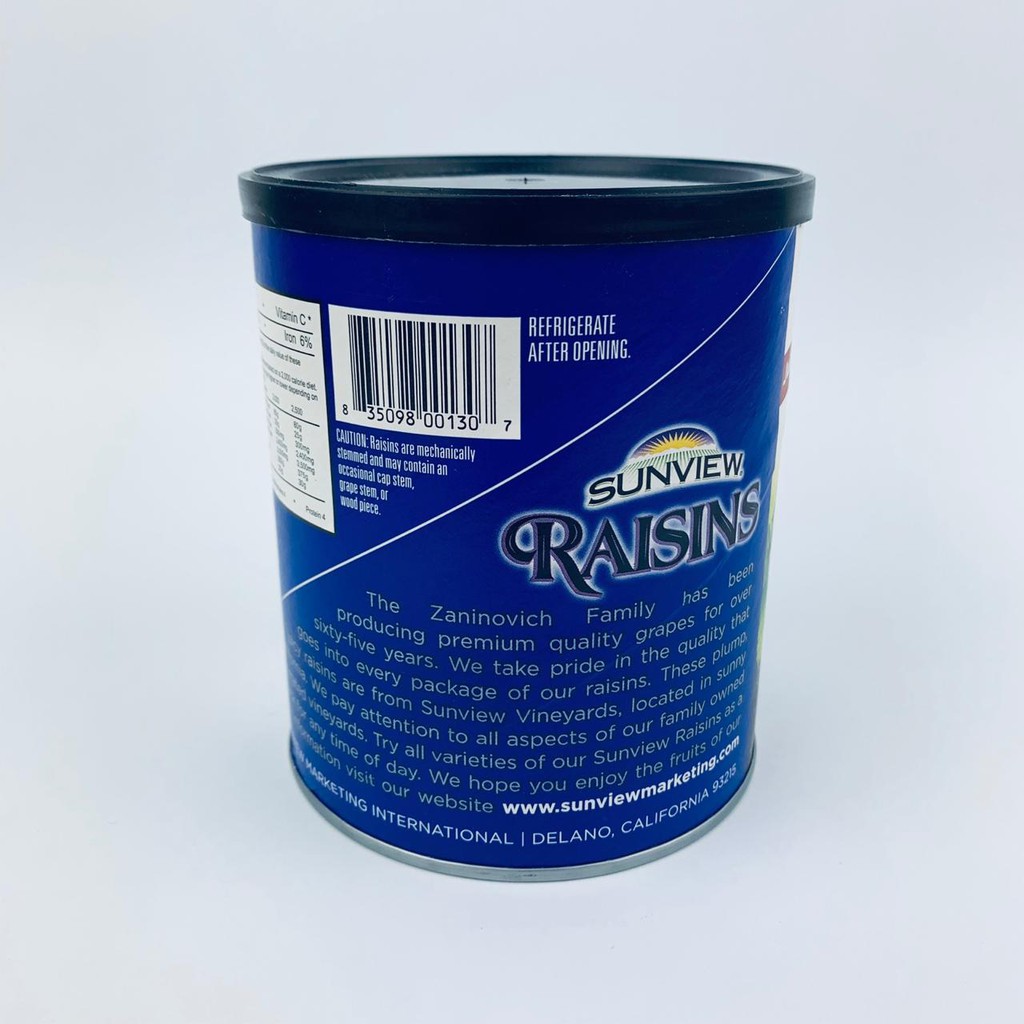 sunview / Raisins / Manisan anggur mix / Black Seeless / Manisan /425g