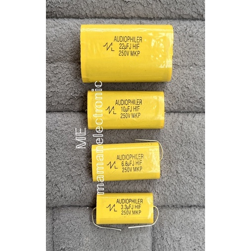Audiophiler Kapasitor MKP 3,3uF, 4,7uF, 6,8uF, 10uF, 22uF