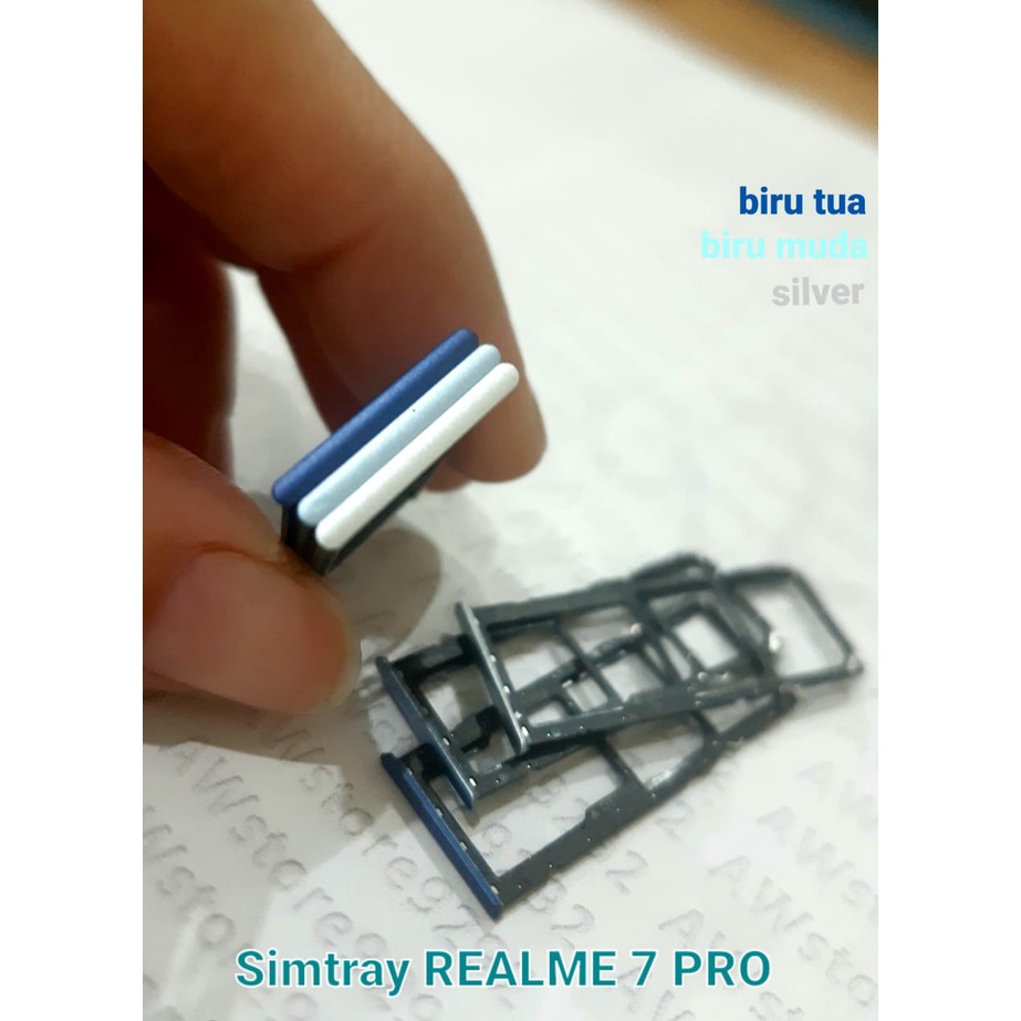 Slot Tempat Dudukan Kartu Simcard Sim Card Lock Simtray Sim Tray REALME 7 PRO