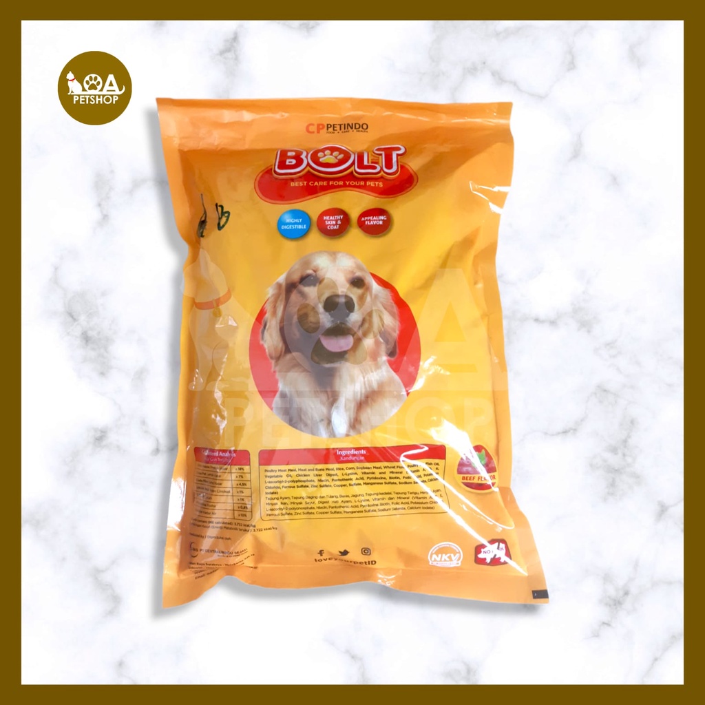 BOLT DOG FOOD pakan anjing
