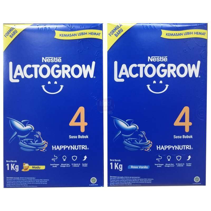 LACTOGROW 4 MADU/VANILA 1KG