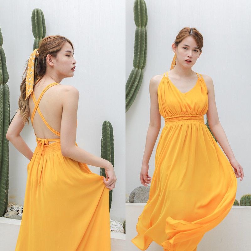 DRESS WANITA KOREA STYLE SUMMER DRESS CASUAL DRESS PANTAI BALI LIBURAN DRESS PANJANG MAXI PREMIUM IM