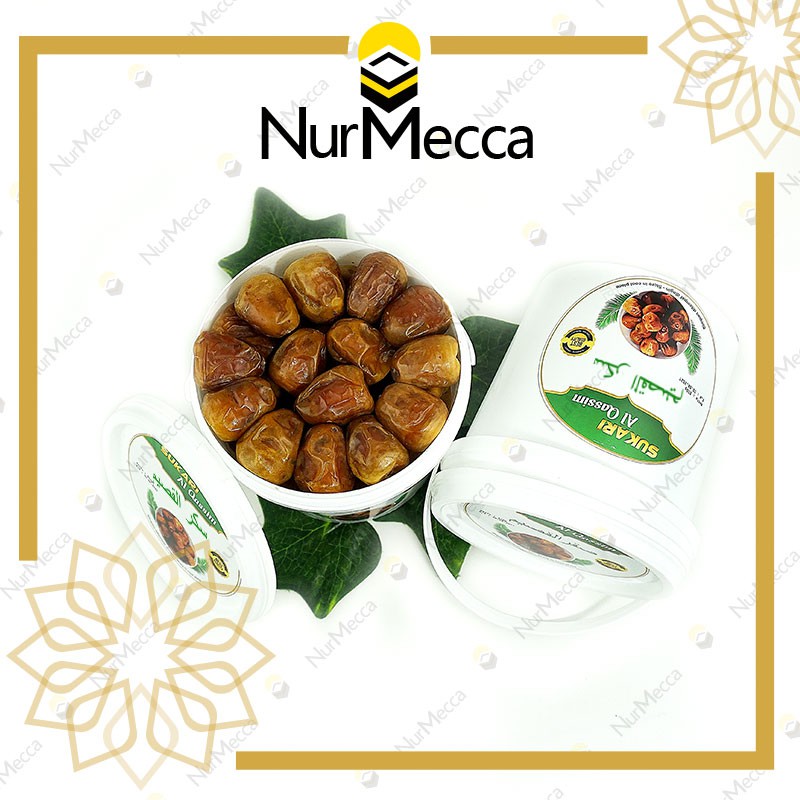 

Kurma Sukari Al Qossim 850 Gram PREMIUM Kemasan Ember