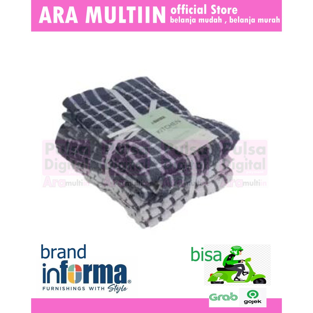 INFORMA- LAP KAIN - KITCHEN TOWEL SET OF 6