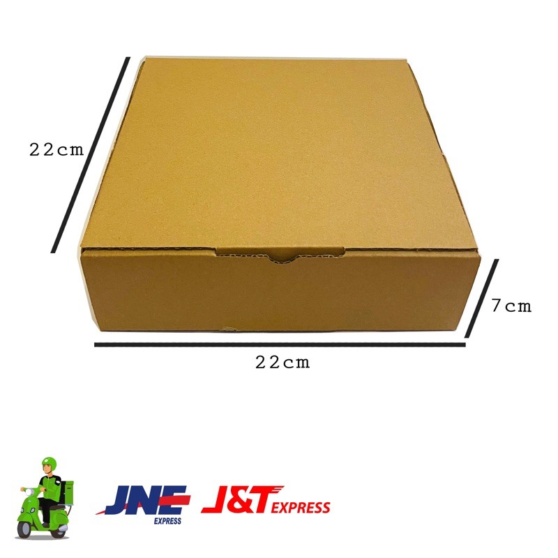 

kardus die cut polos baru uk 22x22x7 cm