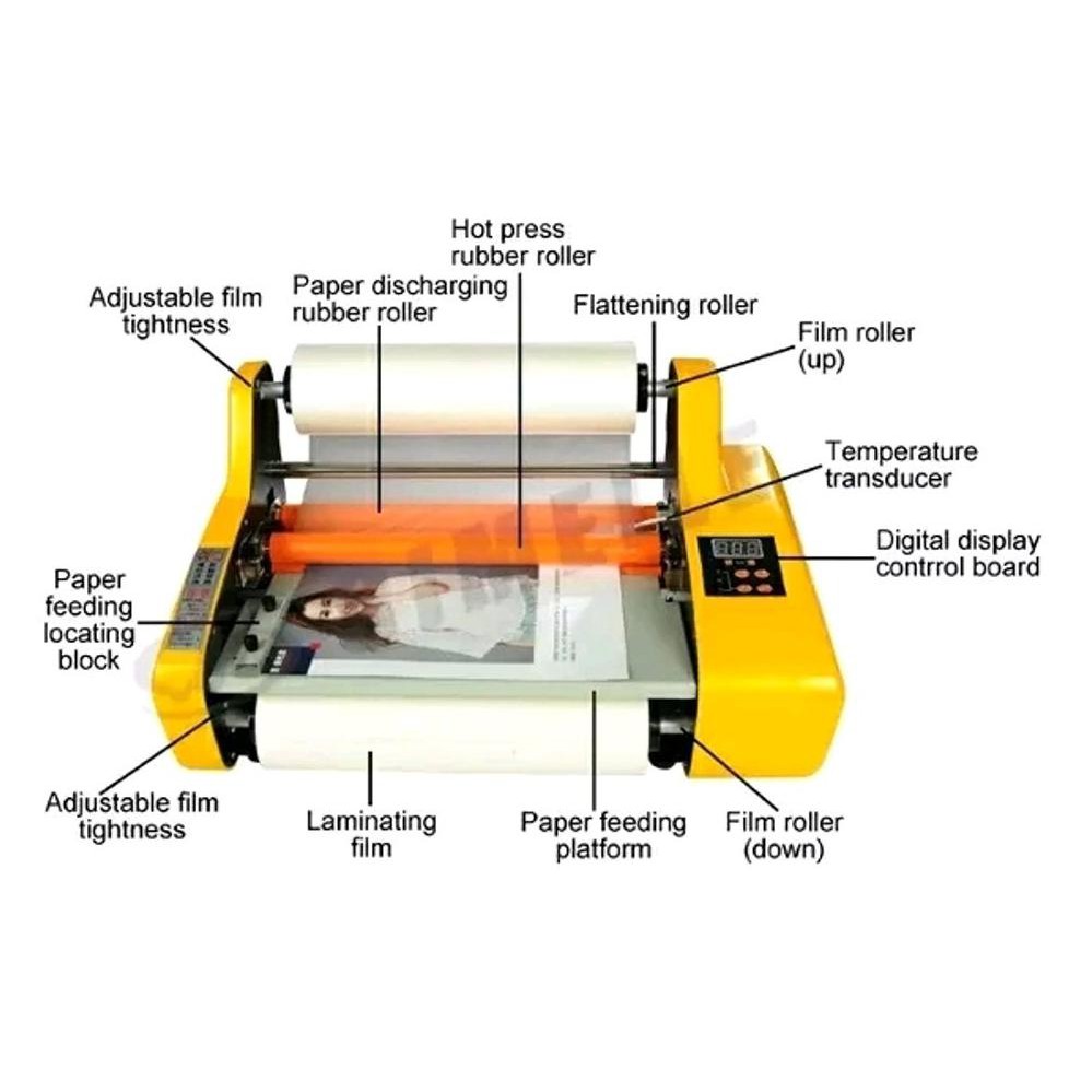 

Mesin Laminator Roll - Mesin Laminating Roll A3 FM3510