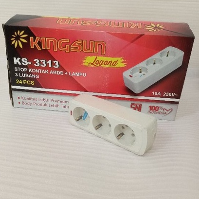 Stop Kontak Arde Lampu 2/3/4/5Lb Kingsun&amp;Linux