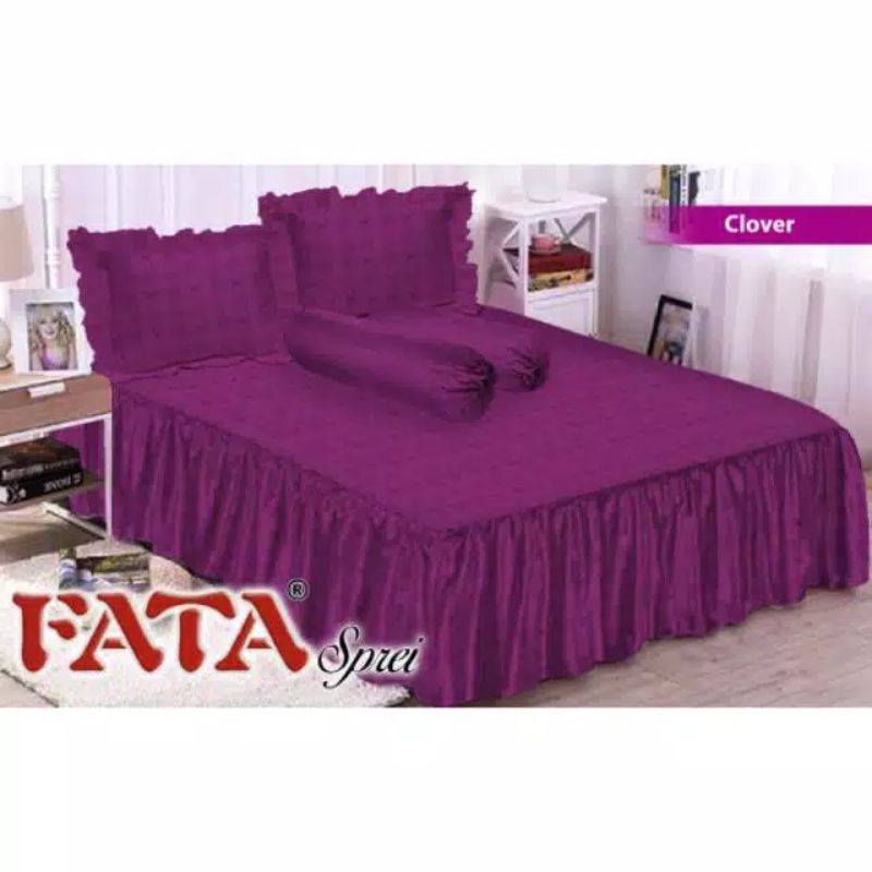 Sprei Rumbai - Fata Sprei Rumbai Polos Warna Clover Ukuran 180x200 & 160x200