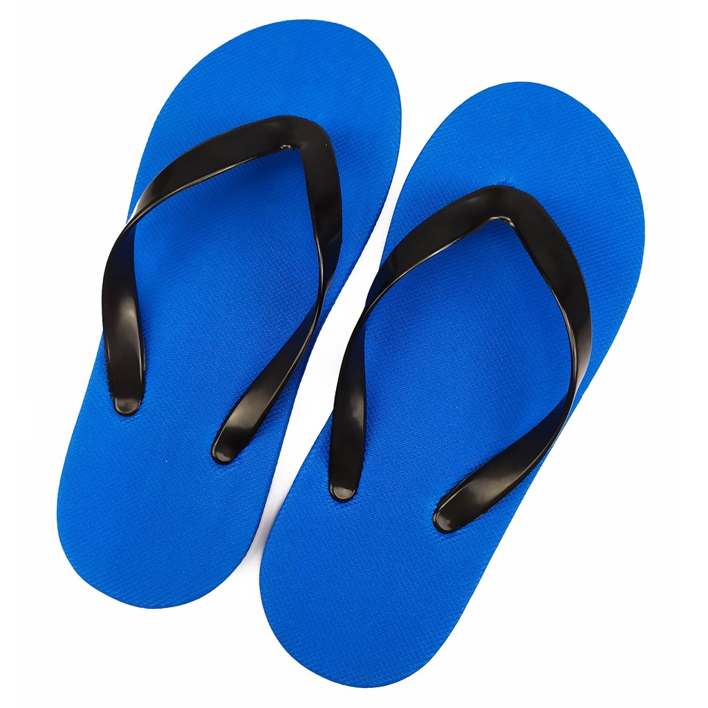 Sandal Jepit Polos | Sendal Spon Pria Casual Warna Biru