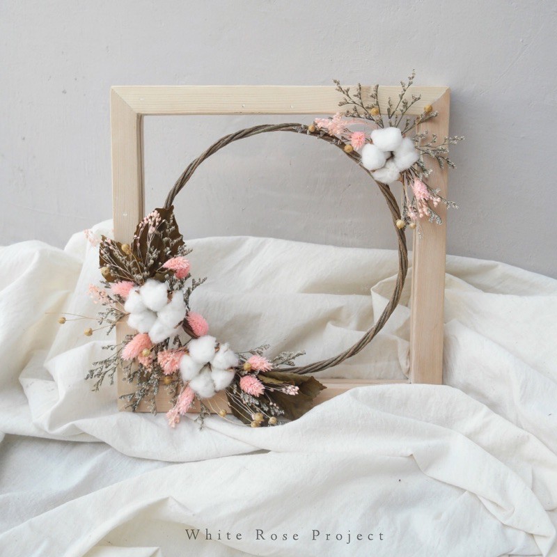 Frame Mahar Rustic / Frame Mahar Dried Flowers