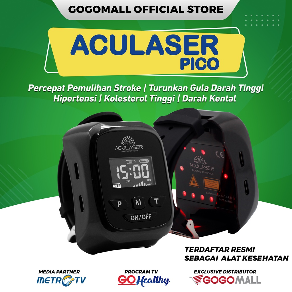 ACULASER PICO - TERAPI MEMBANTU MELANCARKAN DARAH MENCEGAH STROKE
