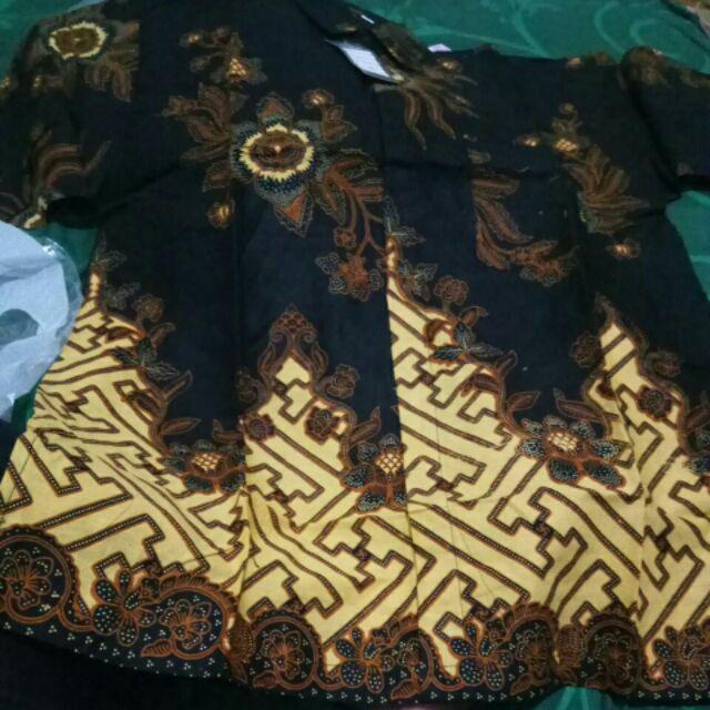 Size M L Xl Xxl Xxxl Bswart Batik Hrb026 Kenongo Hem Pendek Padi Pekalongan M L Xl Batik Pria Murahl