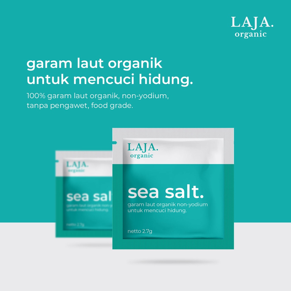 Garam Cuci Hidung Nasal Rinse Pure Sea Salt NaCl 0.9% Garam Laut Murni Non Yodium Krosok