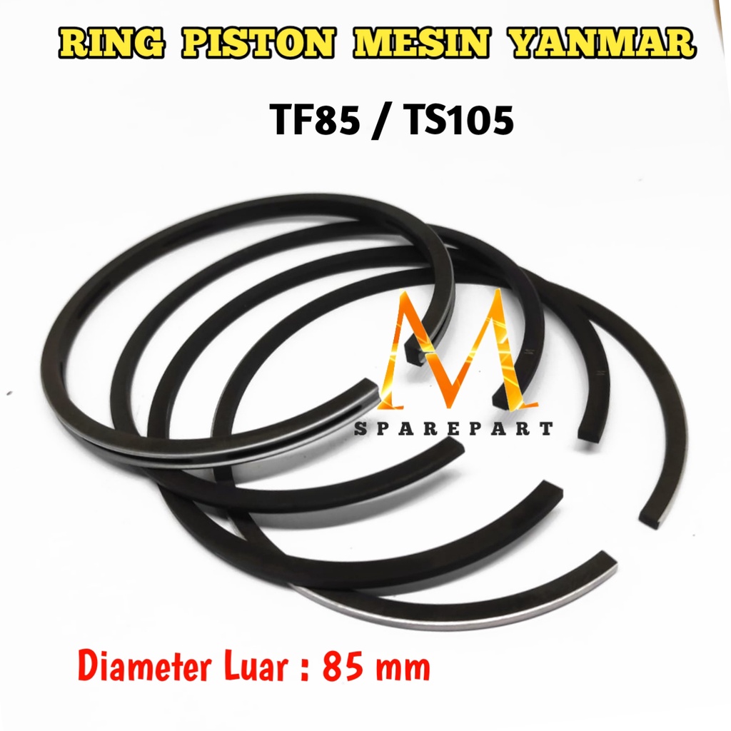 Ring piston ring seher mesin di esel yanmar tf85 Ts105