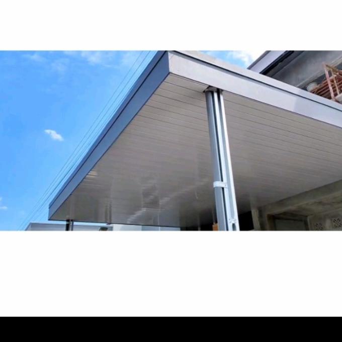 PAKET KANOPI BAJA RINGAN ATAP ALDERON PLAFON PVC FGH6946465