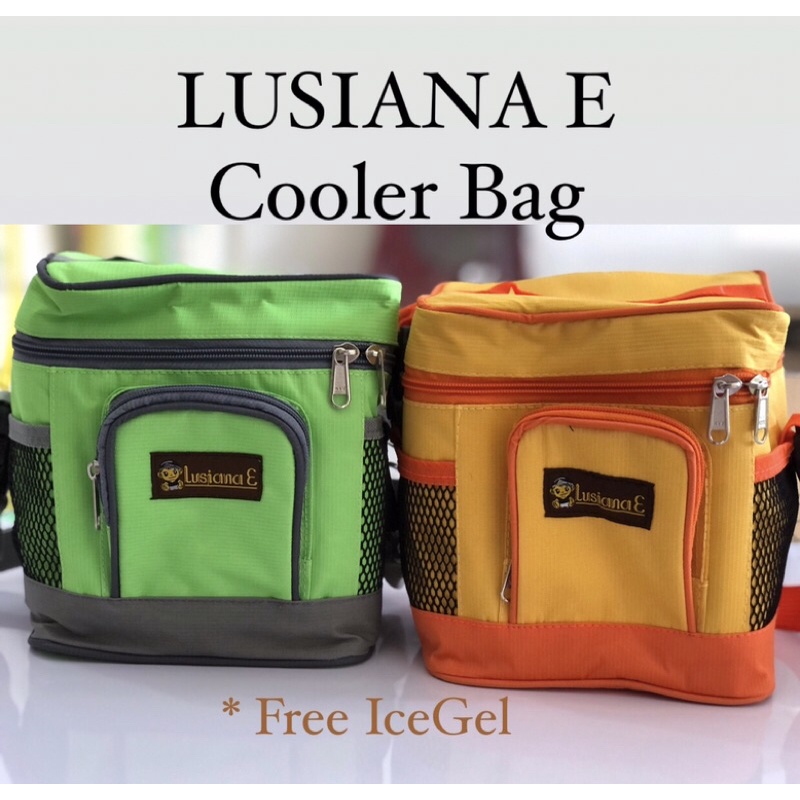 LUSIANA E Cooler Bag - Tas Pendingin Asi Ukuran Sedang Dengan Kantung