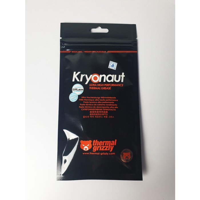 Thermal Grizzly Kryonaut 1 Gram / 1 Gr Thermal Paste Compound Grease | Pasta Thermal