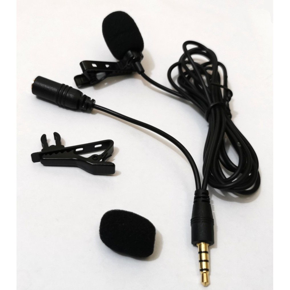 NA - 2 in 1 Split Clip On Mic Jack 3,5mm - Mic Kabel 150cm Rh11